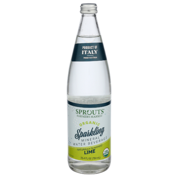 Sprouts Organic Lime Spakrling Mineral Water