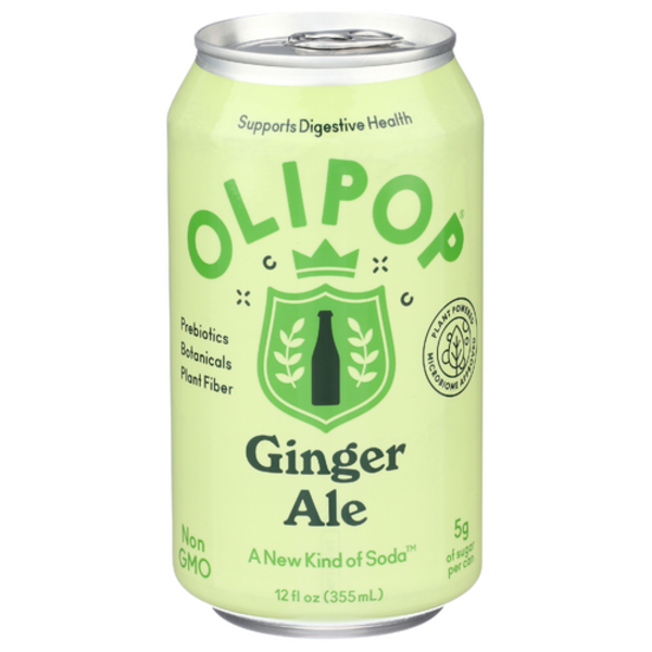 Olipop Ginger Ale Prebiotic Sparkling Tonic