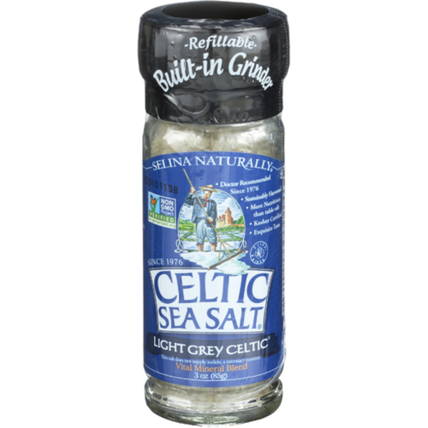 Celtic Sea Salt Light Grey Sea Salt Grinder