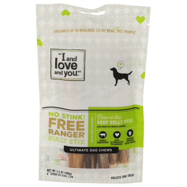 I And Love And You No Stink Free Ranger Stix Dog Chews