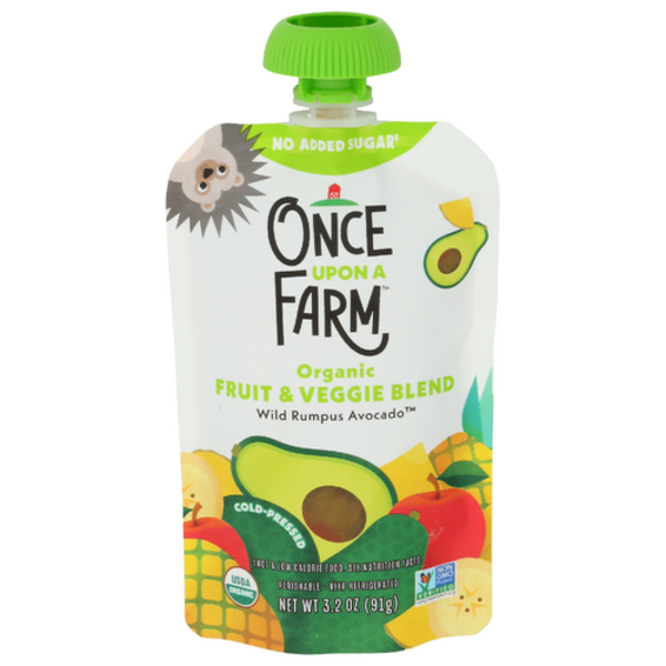 Once Upon A Farm Organic Wild Rumpus Avocado Veggie Blend