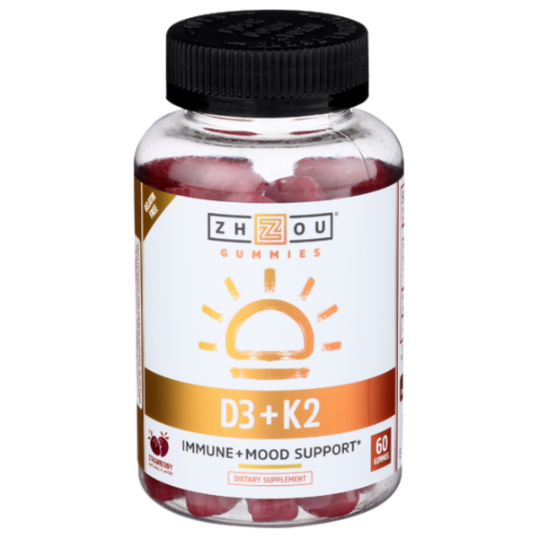 Zhou K2 + D3 Strawberry Gummies