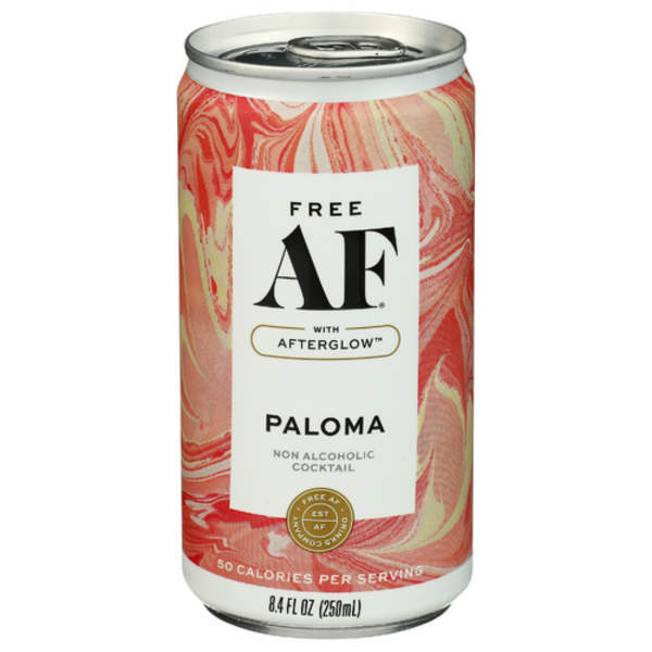Free Af Drinks Company Paloma Non-Alcoholic Cocktail With Afterglow Can