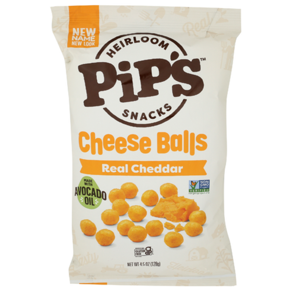 Pipcorn Baked Heirloom Cheddar Cheese Balls