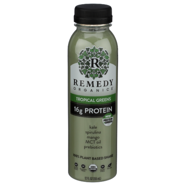 Remedy Organics Organic Tropical Greens Protein Beverage