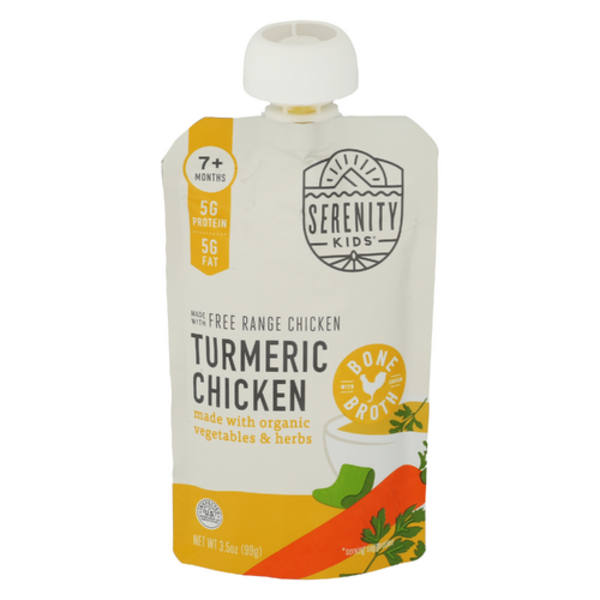 Serenity Kids Turmeric Chicken with Bone Broth, Organic Vegetables & Herbs