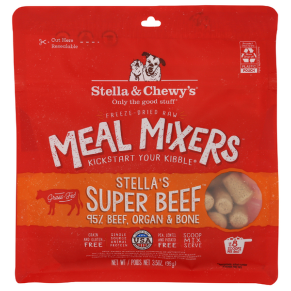 Stella And Chewys Stella's Super Beef Freeze-Dried Raw Meal Mixers Dog Food