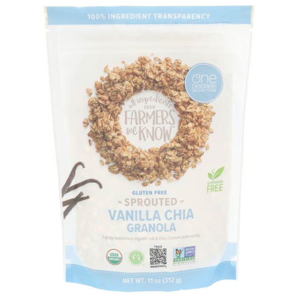 One Degree Vanilla Chia Granola