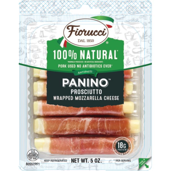Fiorucci Prosciutto Wrapped Mozzarella Cheese Panino