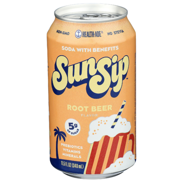 Health Ade Root Beer SunSip Prebiotic Soda