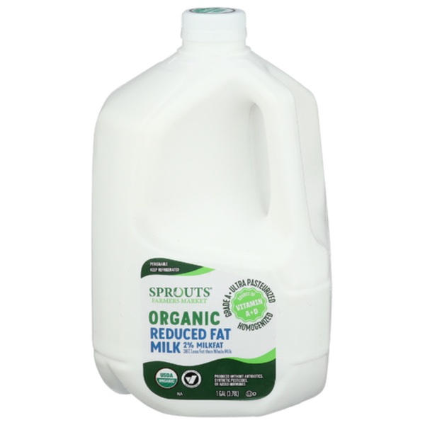 Sprouts Organic 2% Reduced Fat Milk