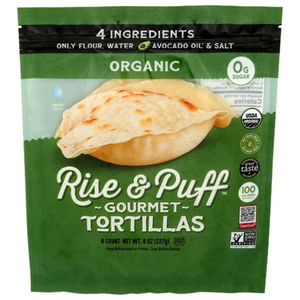 Rise N Puff Organic Rise & Puff Gourmet Tortillas