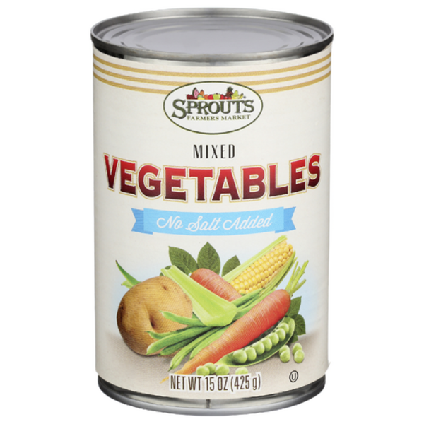 Sprouts No Salt Added Canned Mixed Vegetables