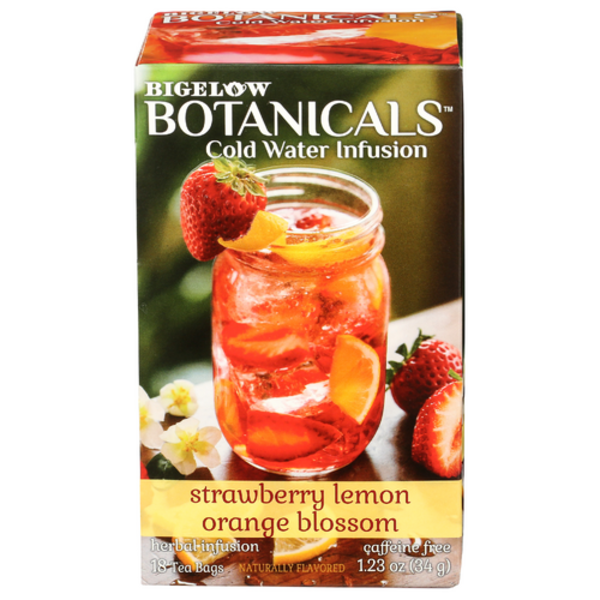 Bigelow Strawberry Lemon Orange Blossom Herbal Infusion Tea