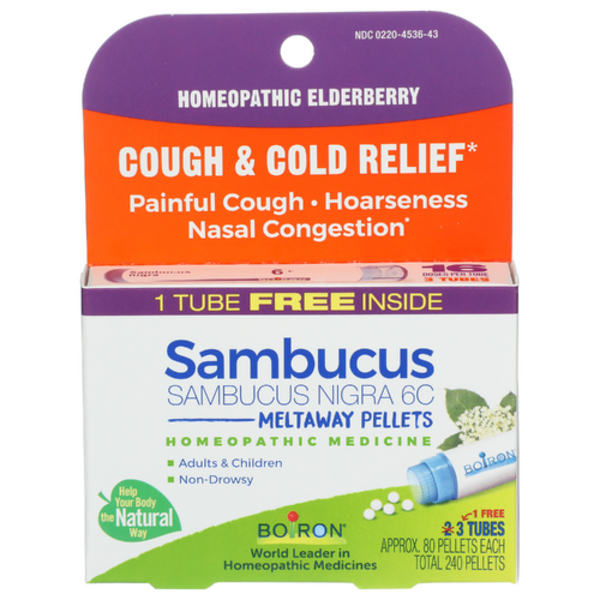 Boiron Sambucus Nigra 6C Meltaway Pellets