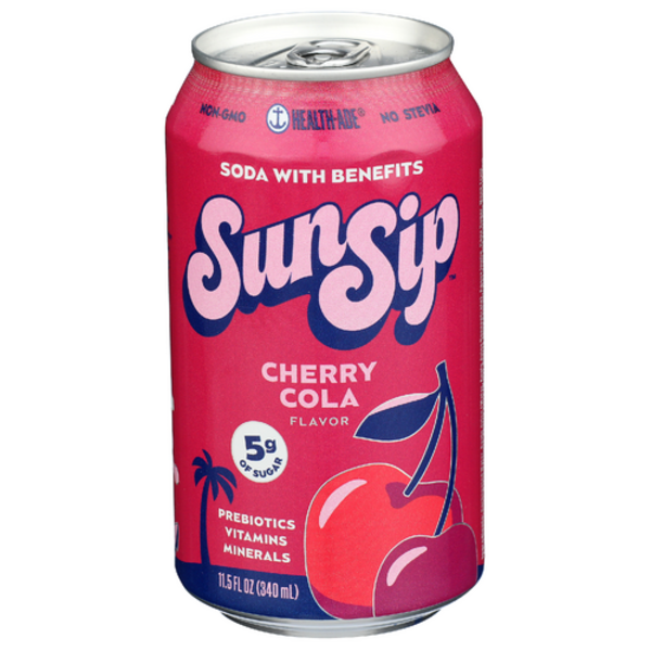 Health Ade Cherry Cola SunSip Prebiotic Soda