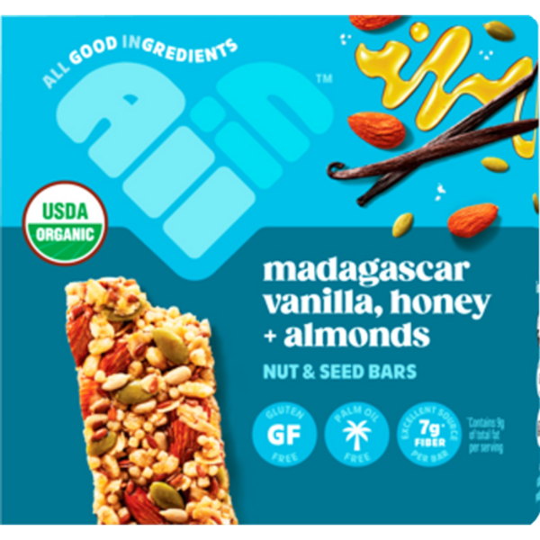 All In Madagascar Vanilla, Honey + Almonds Bars 6 Pack