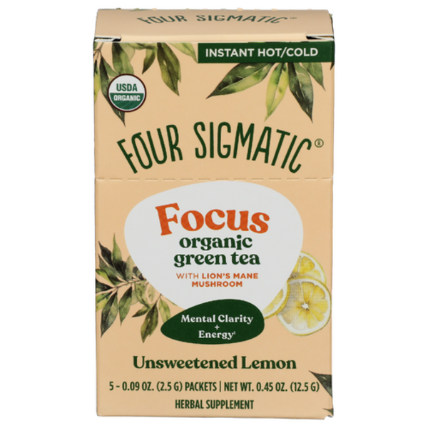 Four Sigmatic Organic Unsweetened Lemon Focus Green Tea
