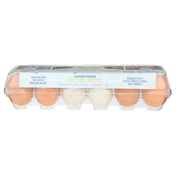Organick Pastures Organic Pasture-Raised Large Grade A Heirloom Colored Eggs