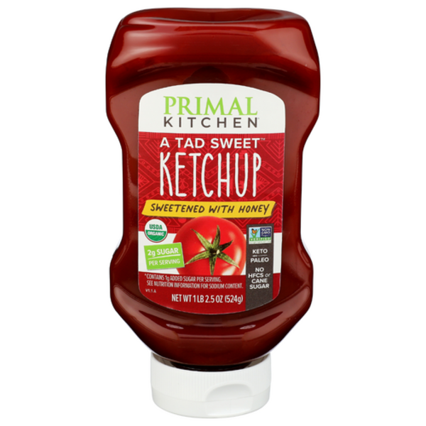 Primal Kitchen Organic Ketchup A Tad Sweet Sweetened With Honey