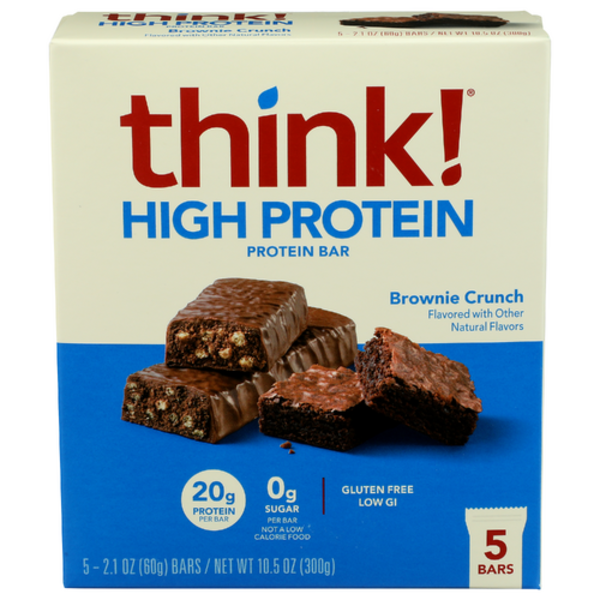 Think Brownie Crunch High Protein Bars 5 Pack