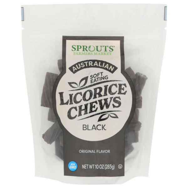 Sprouts Australian Soft Eating Black Licorice Chews