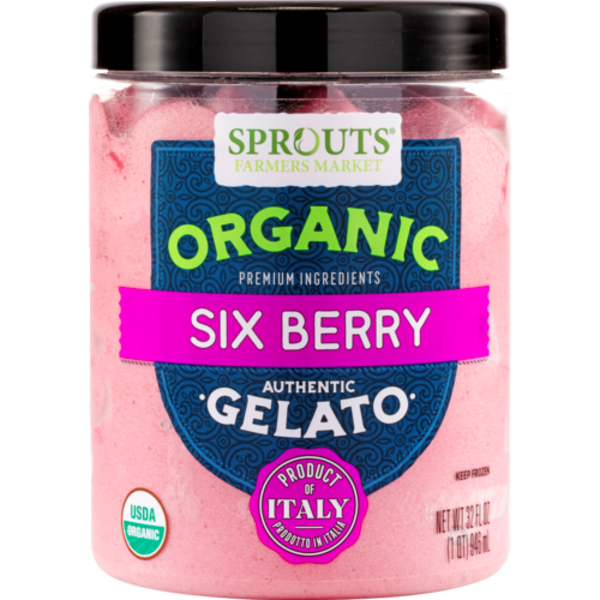 Sprouts Organic Six Berry Gelato
