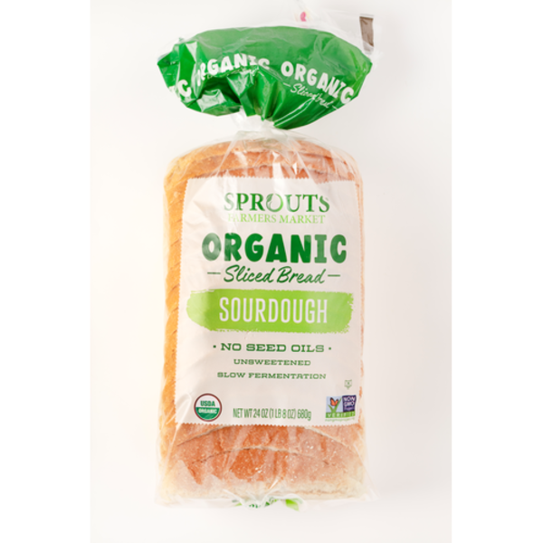 Sprouts Organic Sliced Sourdough Bread