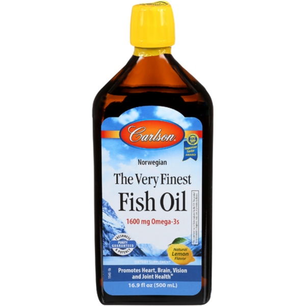 Carlson Labs Very Finest Lemon Fish Oil