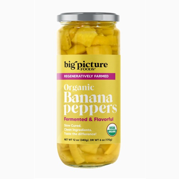 Big Picture Foods Organic Baa Peppers Fermented & Flavorful No Heat