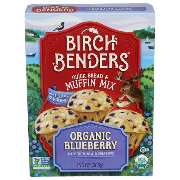 Birch Benders Organic Blueberry Quick Bread & Muffin Mix