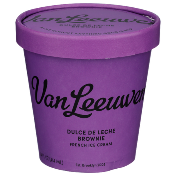 Van Leeuwen Dulce De Leche Brownie French Ice Cream