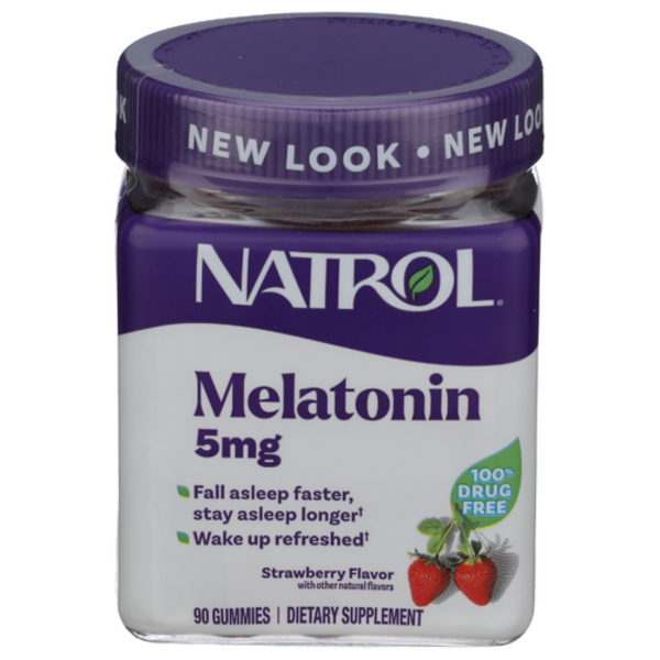 Natrol Strawberry Melatonin Gummies 5mg