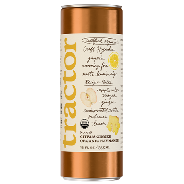 Tractor Beverage Co. Organic Citrus Ginger Craft Haymaker