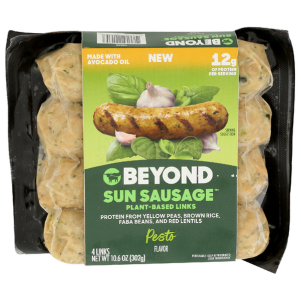 Beyond Meat Pesto Sun Sausage Plant-Based Links