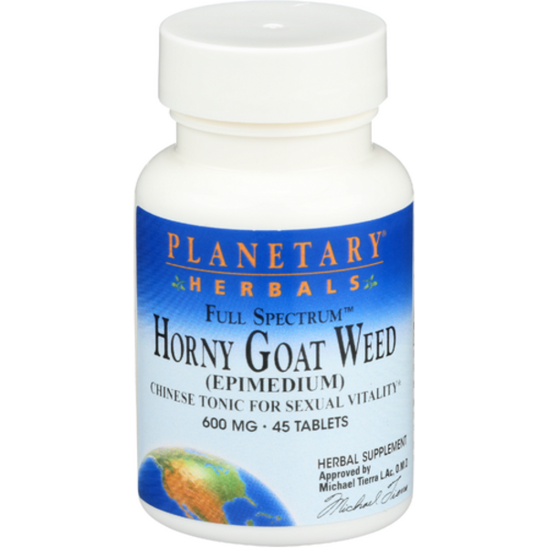 Planetary Herbals Horny Goat Weed 600 Mg