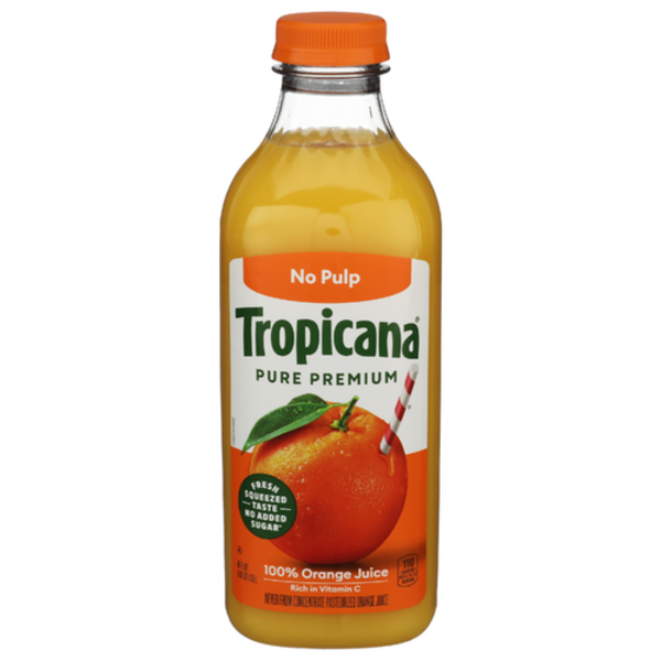 Tropicana No Pulp Orange Juice