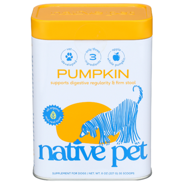Native Pet Supplements Pumpkin Dog Supplement Powder