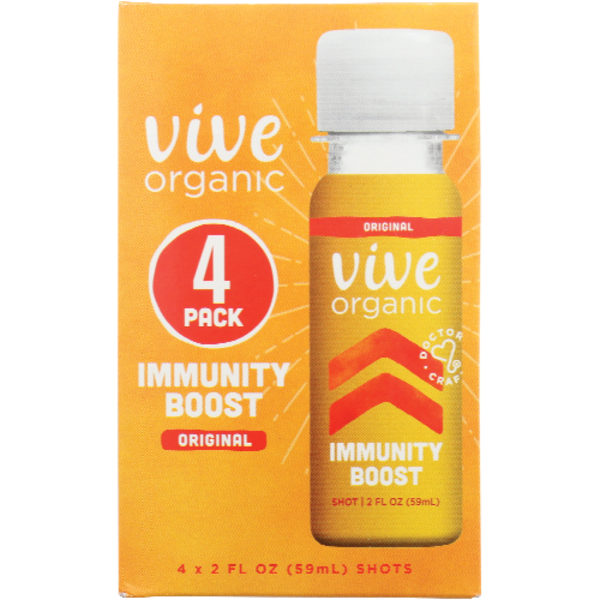 Vive Organic Original Immunity Boost Wellness Shot 4 Pack