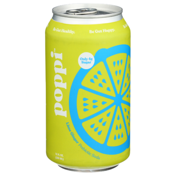 Poppi Lime Ginger Prebiotic Soda