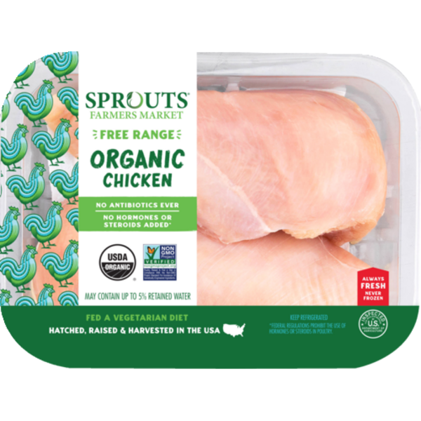 Sprouts Organic Boneless Skinless Chicken Breast