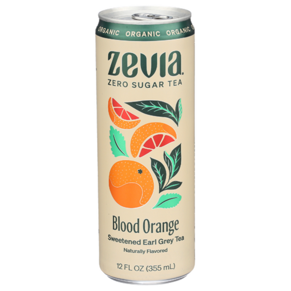 Zevia Organic Sweetened Blood Orange Earl Grey Tea