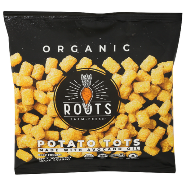 Roots Farm Fresh Organic Potato Tots Made With Avocado Oil