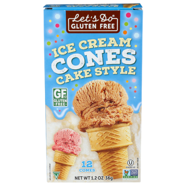 Let's Do Organic Gluten Free Ice Cream Cones