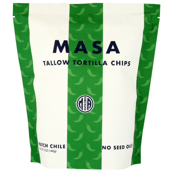 Masa Chips Hatch Chile Tallow Tortilla Chips