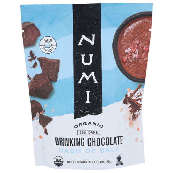 Numi Organic 65% Dark Drinking Chocolate With A Dash Of Salt