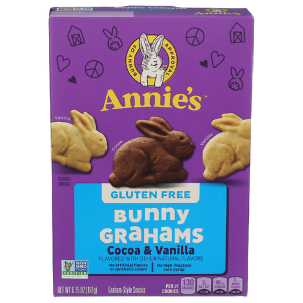 Annie's Homegrown Gluten Free Cocoa & Vanilla Bunny Cookies