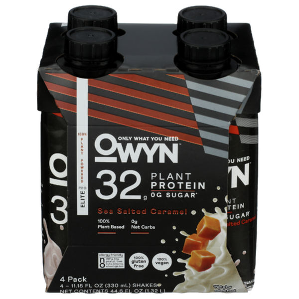 Only What You Need Sea Salted Caramel Elite Protein Shakes 4 Pack