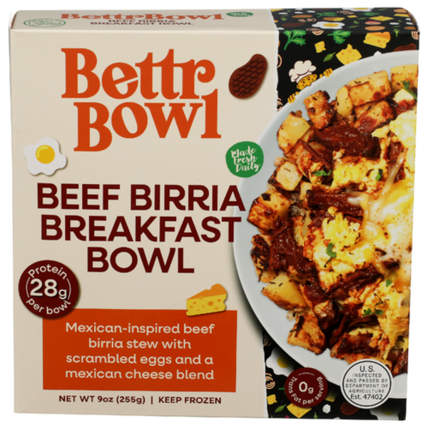 Bettr Bowl Beef Birria Breakfast Bowl
