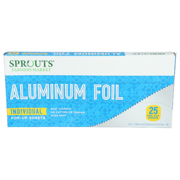Sprouts Aluminum Foil Individual Sheets